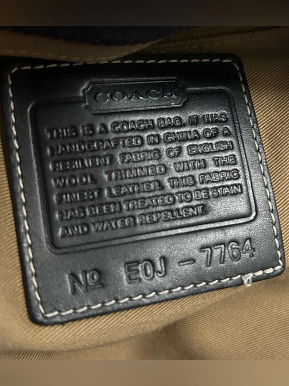 Vintage Coach Y2K Denim Small Tote - Picture 13 of 16